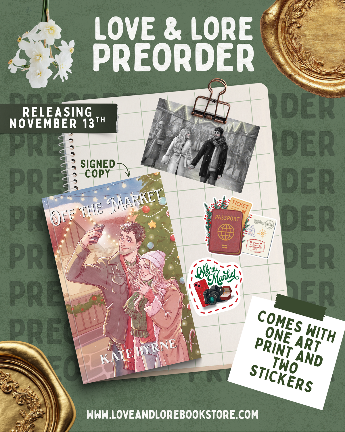 (PREORDER) Off the Market SIGNED