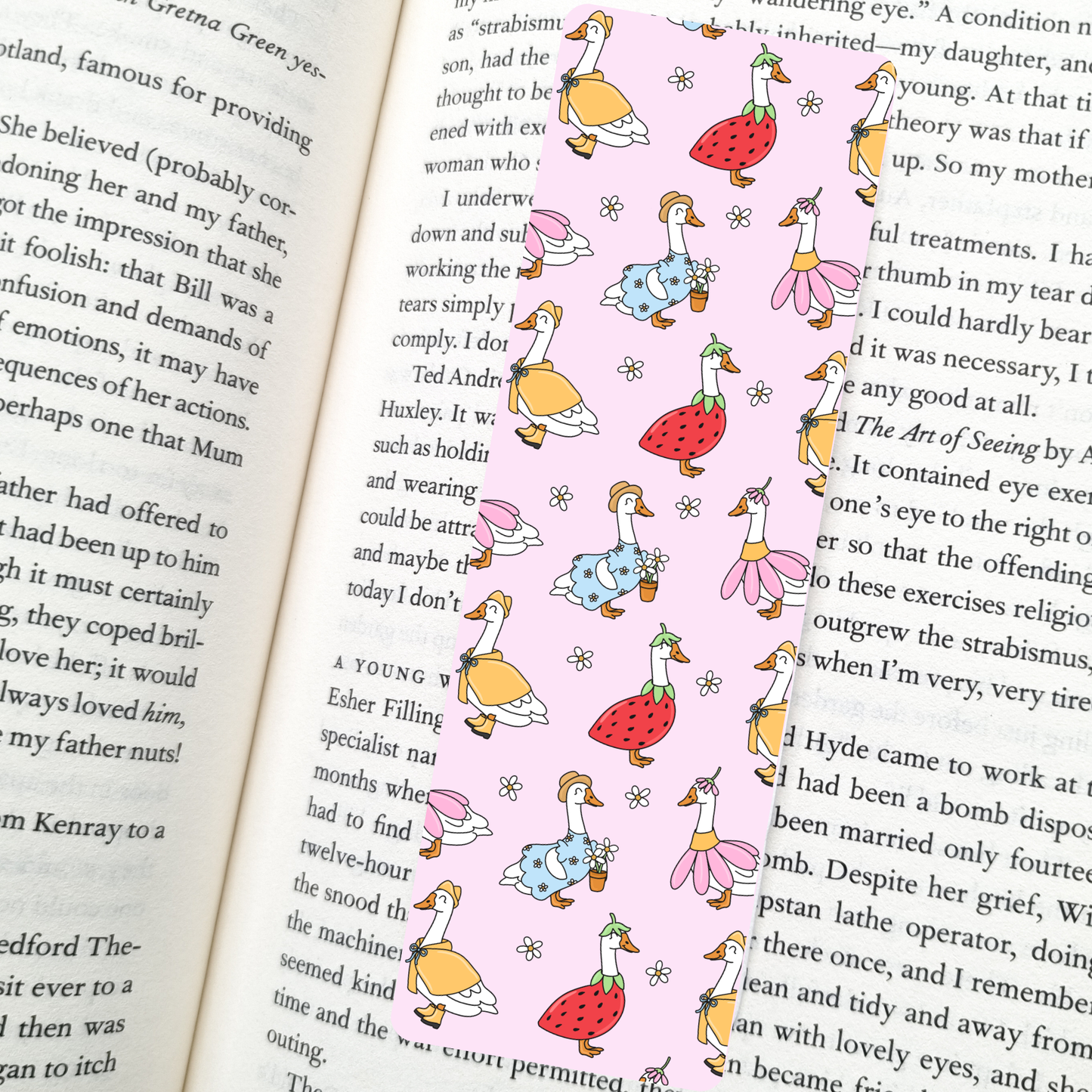 Silly Goose Club Bookmark | Soft Matte Laminated