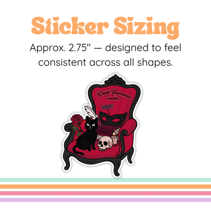 Dark Romance Reader Chair