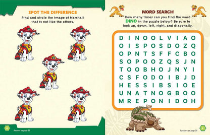 Paw Patrol The Dino Movie: Book and Magnetic Play Set by Editors of Studio Fun International