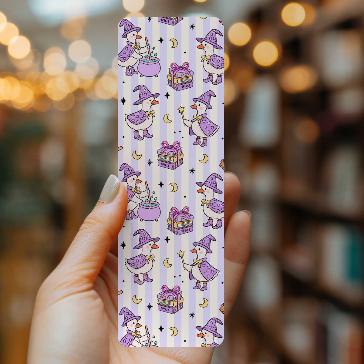 Witchy Goose Book Club Bookmark | Midnight Reader