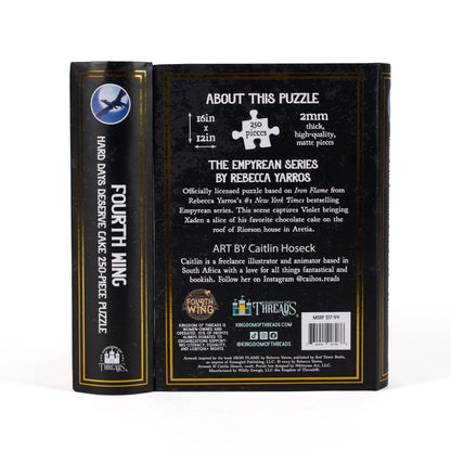 Hard Days Deserve Cake Keepsake Puzzle | Fourth Wing