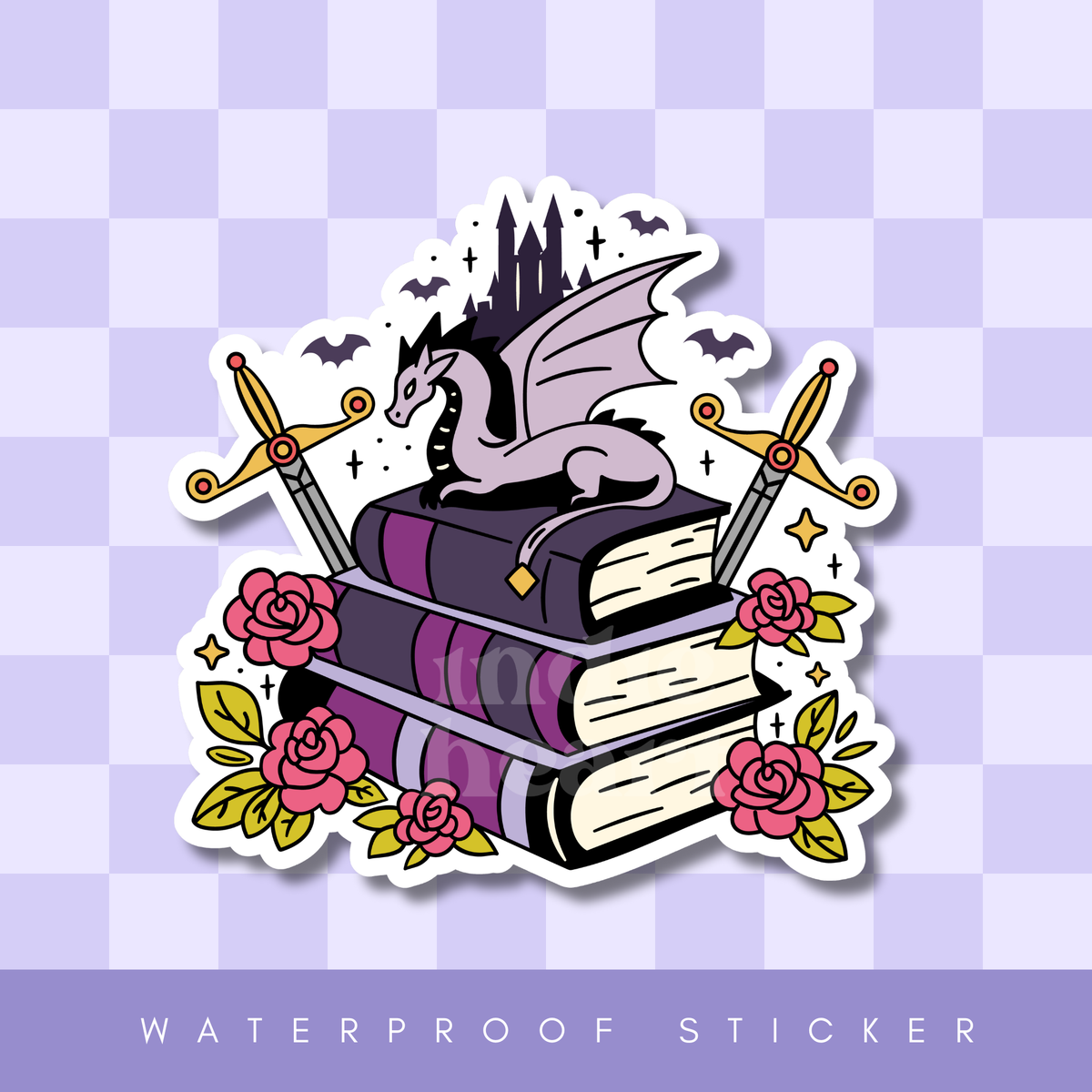 Fantasy Readers Dragon Sticker