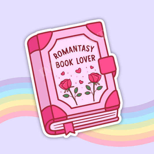 Romantasy Book Lover Sticker