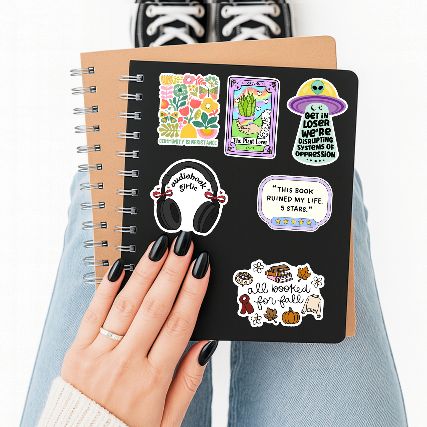 My Fall is Booked Sticker– Bookish Fall Reading