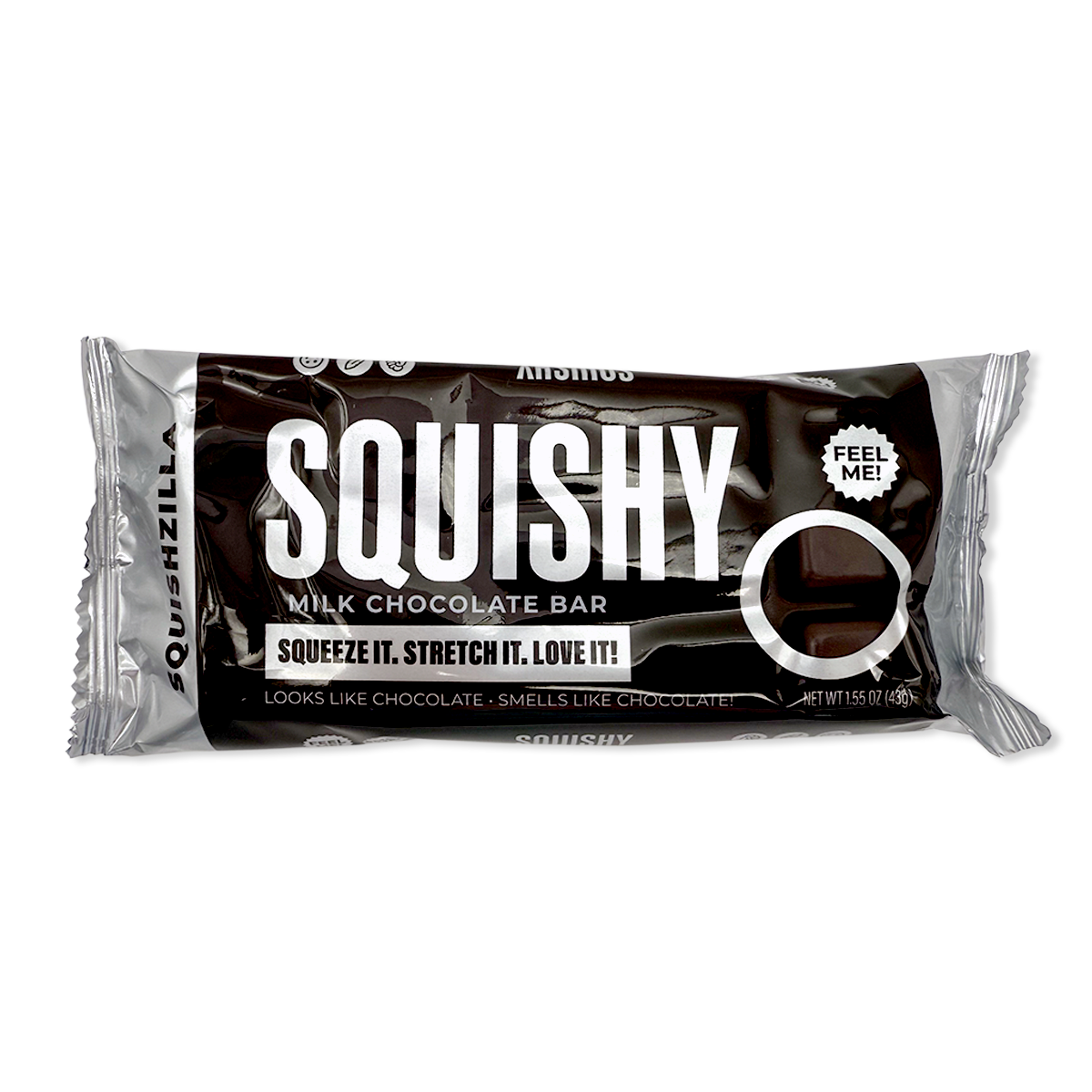 Fun Doh Scented Chocolate Bar Slow Rise Squishy - 12/Display