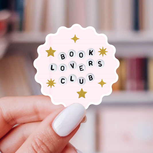 Book Lovers Club Sticker | Bookish Gift