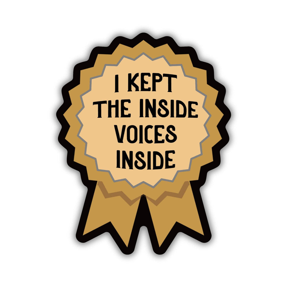 I Kept The Inside Voices Inside Sticker | Fourth Wing