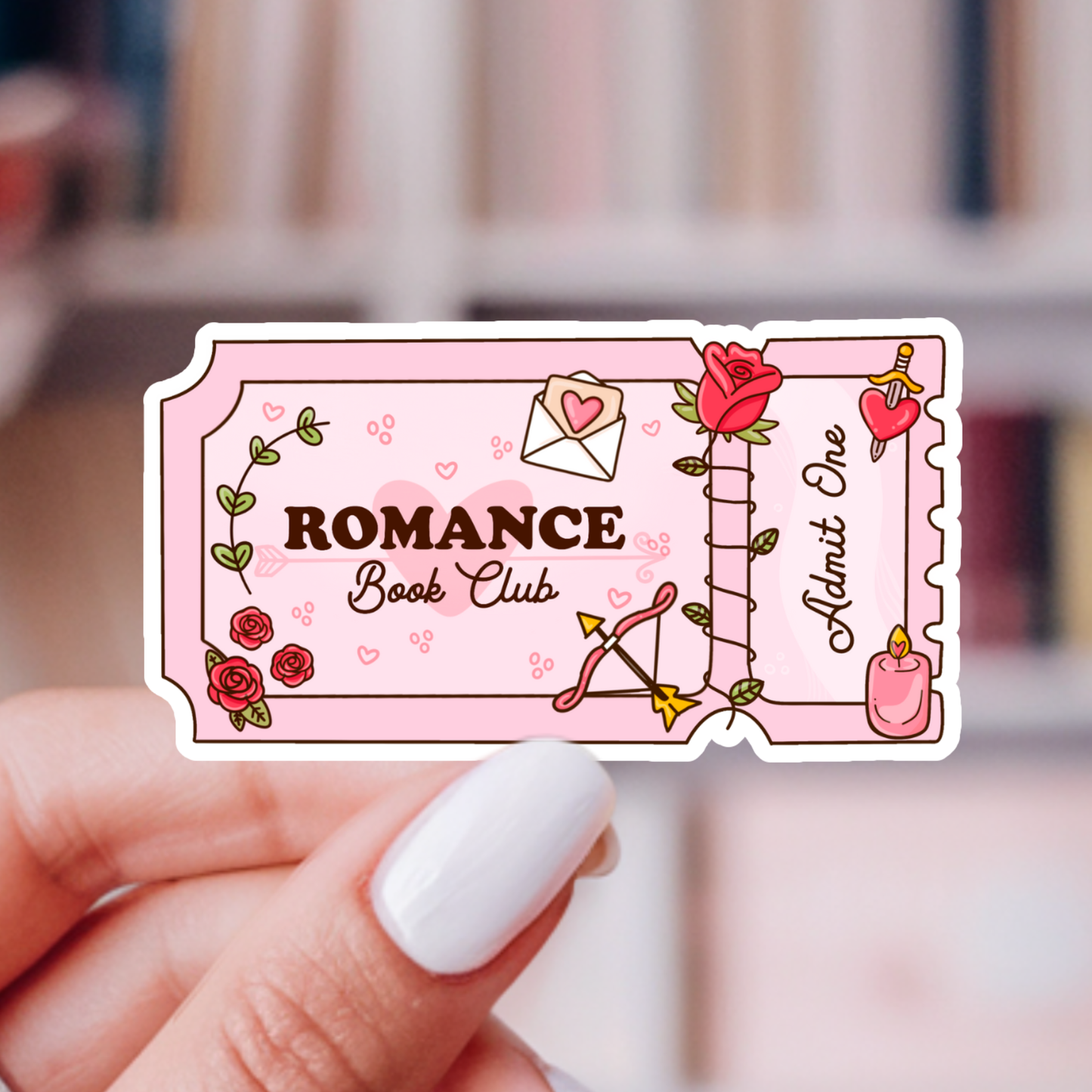Romance Book Club Sticker | Bookish Romance
