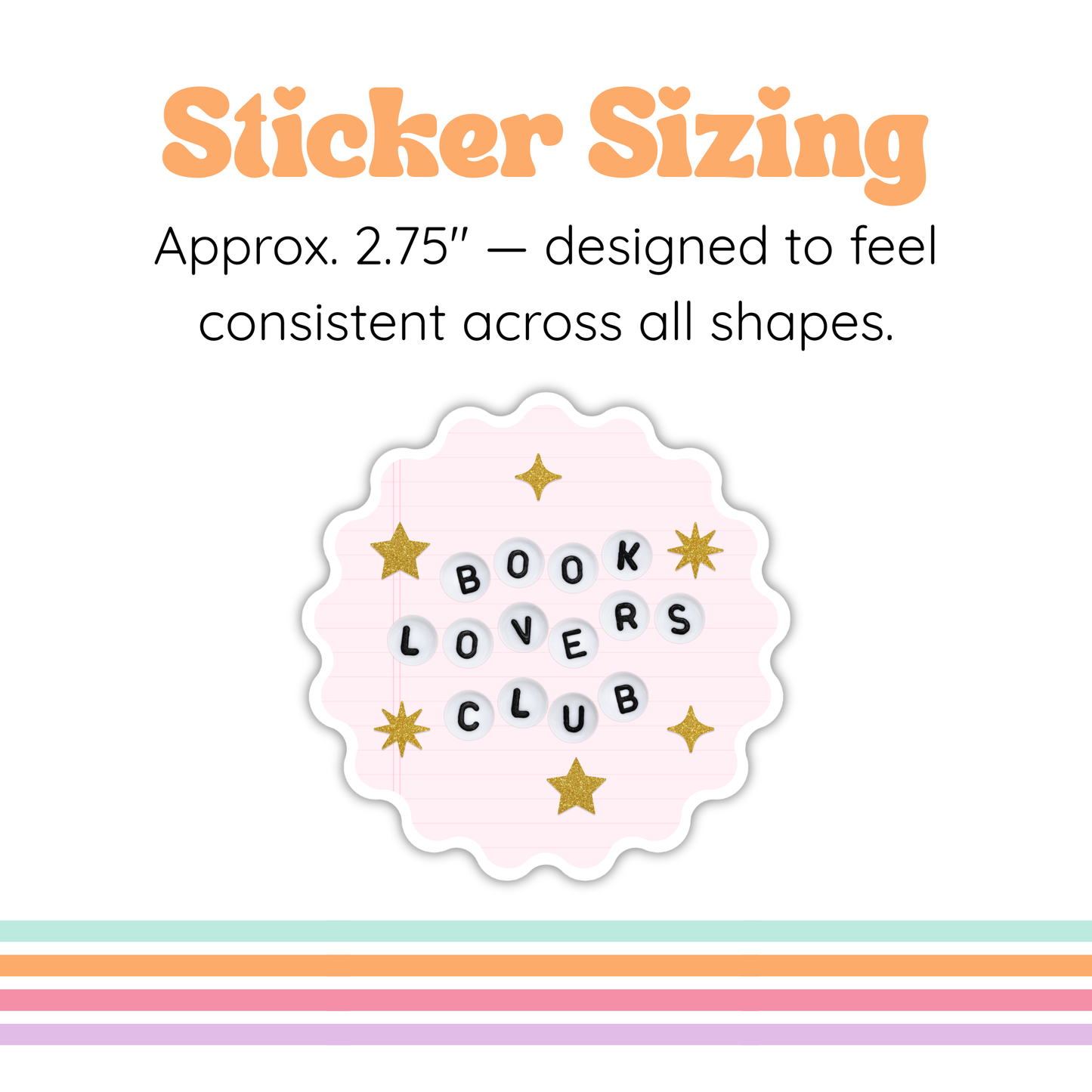 Book Lovers Club Sticker | Bookish Gift