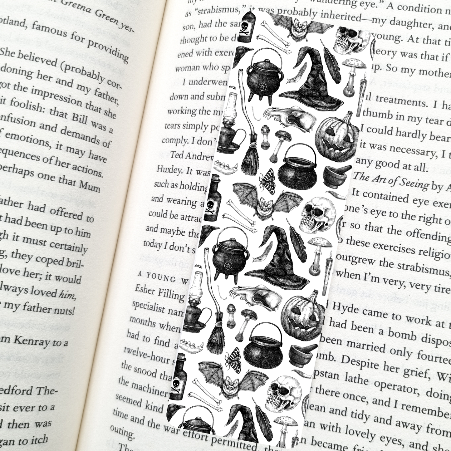 Halloween Apothecary | Soft Matte Laminated Bookmark  