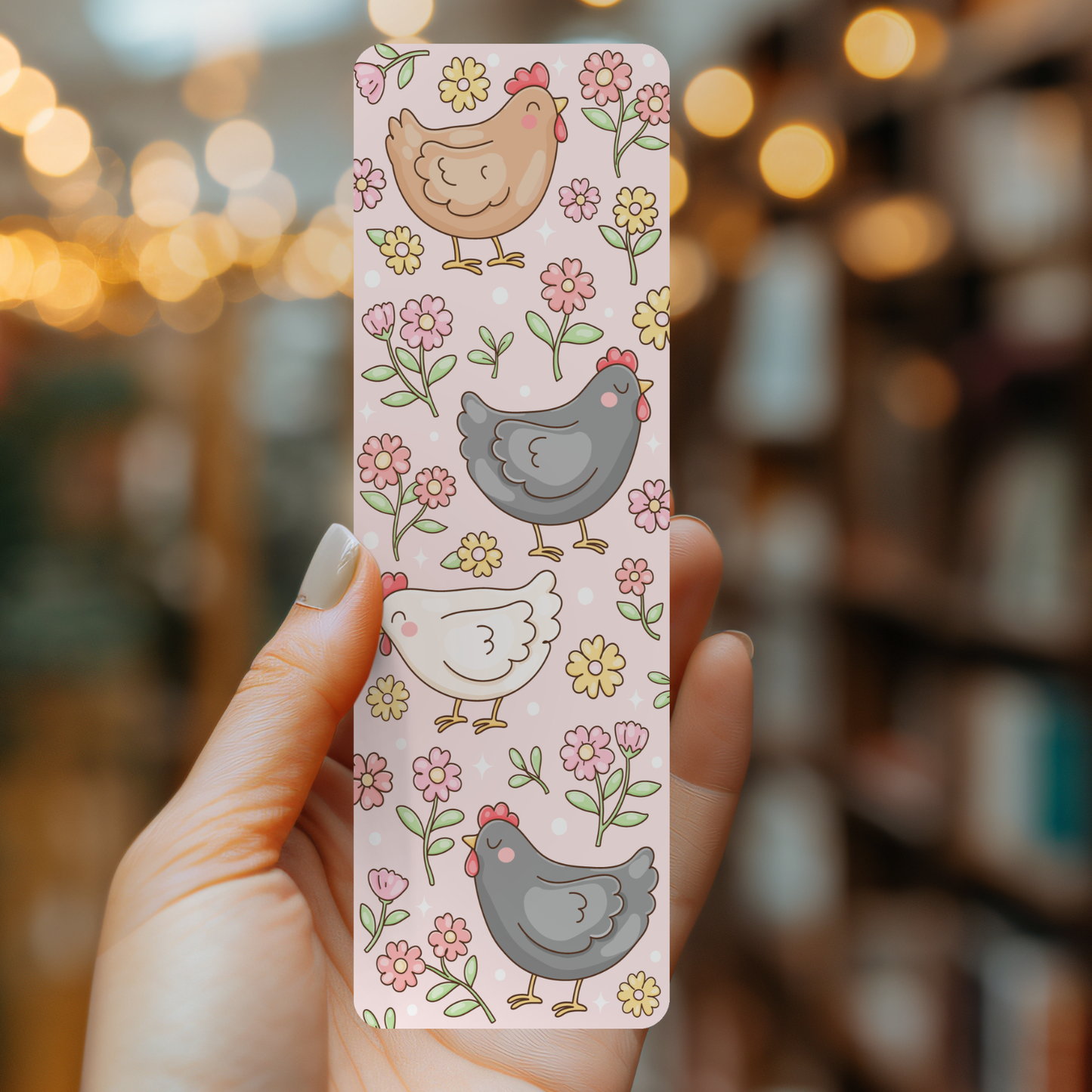 Spring Chickens Bookmark | Spring Reader 
