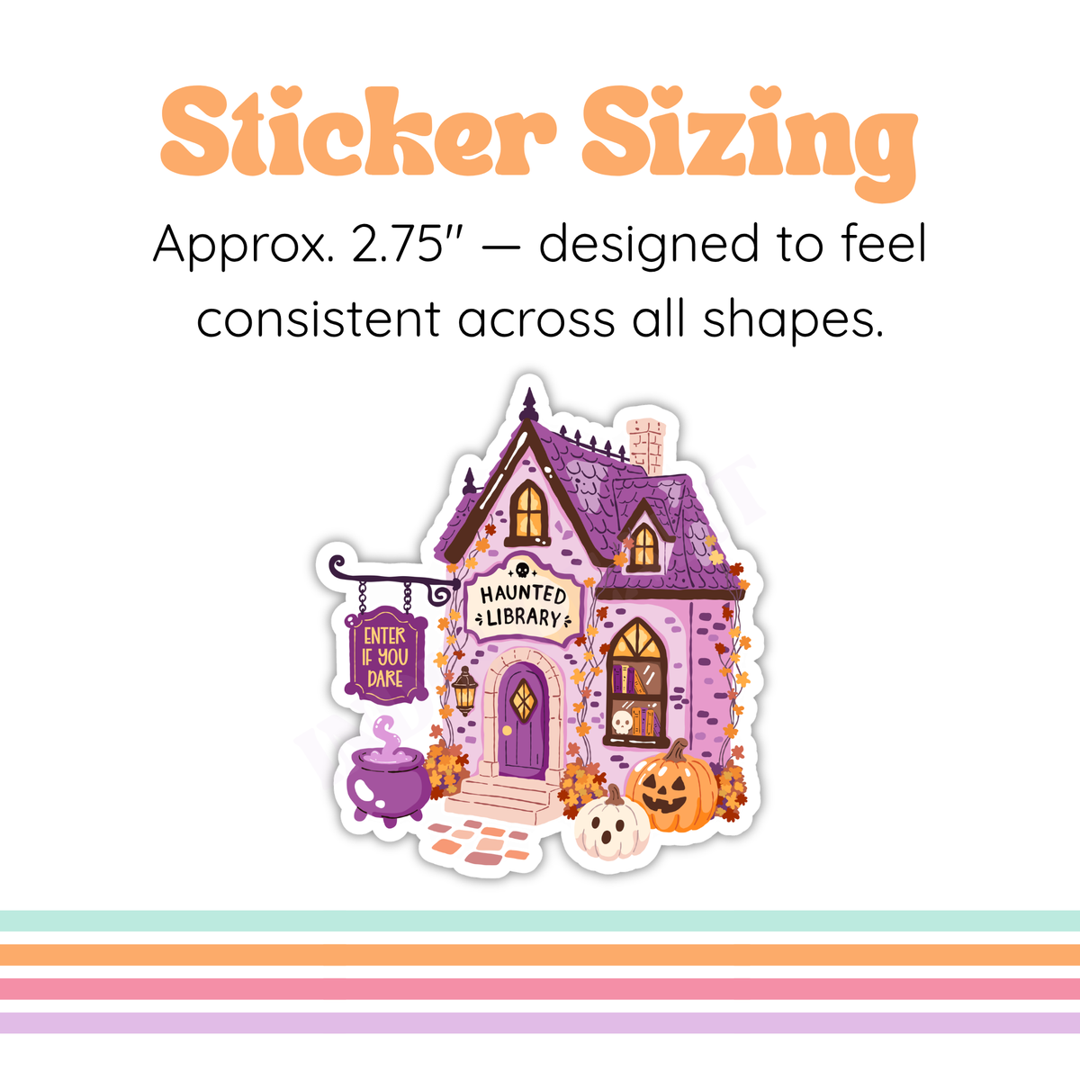 Haunted Library Sticker– Autumn Reader