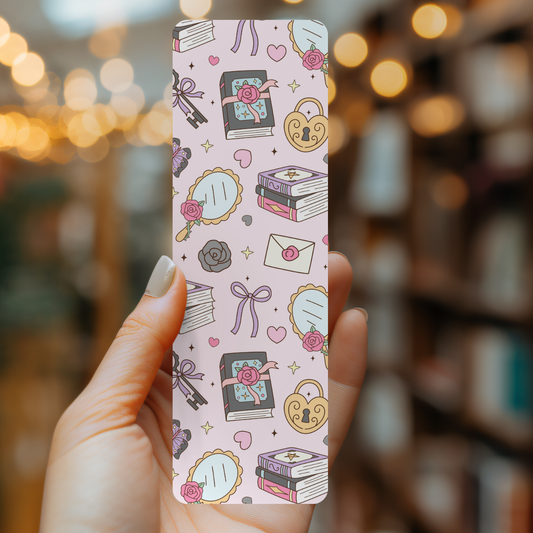Romantasy Reader Pastel Bookmark | Bookish Romance