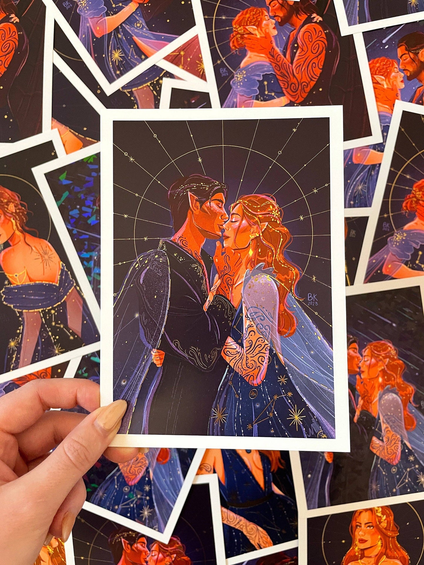 Bound by Starlight *Gold Foil Print*