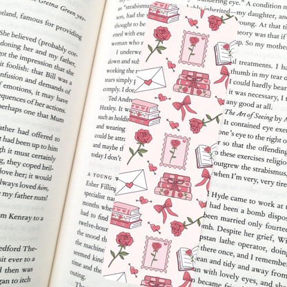 Love Letter Valentines Bookmark | Romance Reader