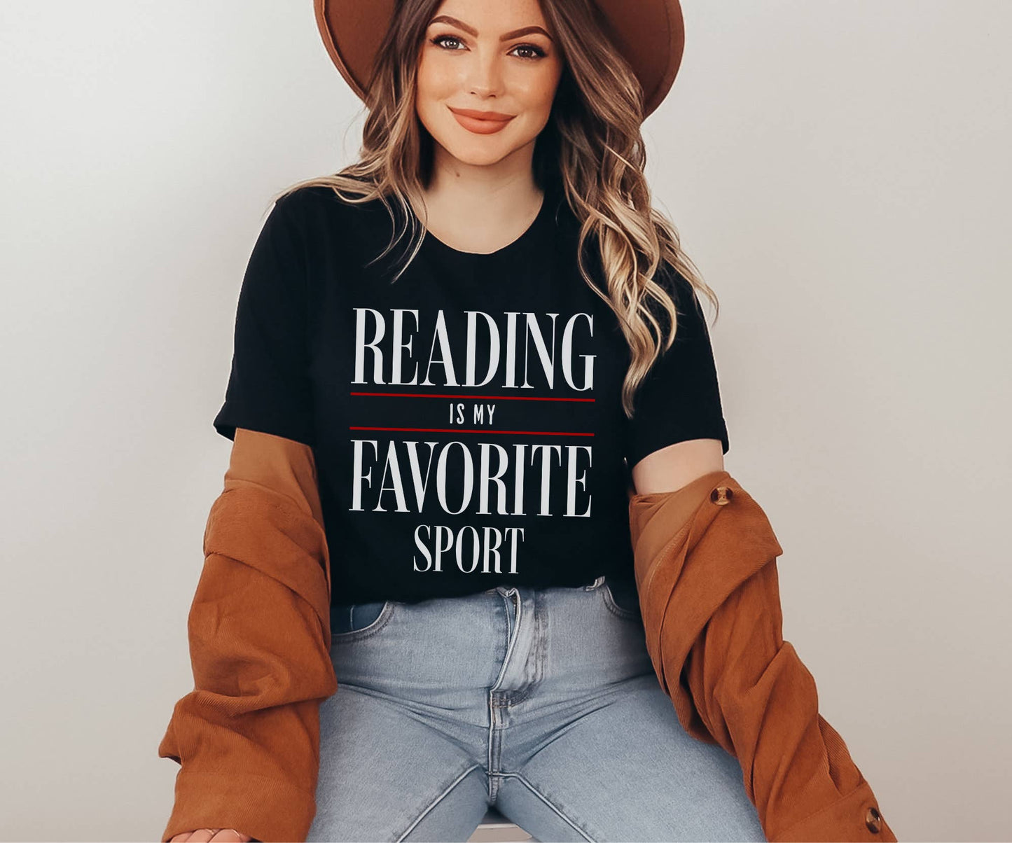 Vintage Reading Is My Favorite Sport Shirt, Bookish T-shirt