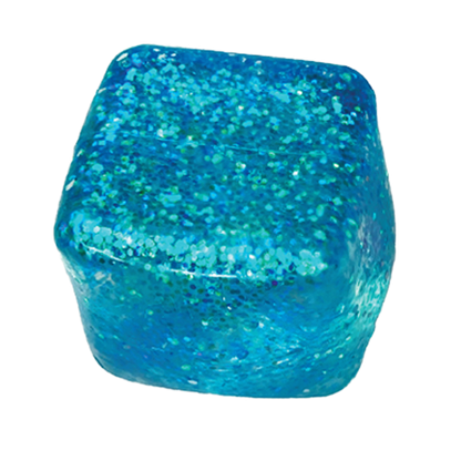 Fun Doh Glow in the Dark Squishy Sparkle Cube - 12/Display