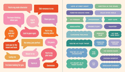A Romance Reader's Sticker Book
