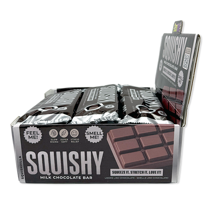 Fun Doh Scented Chocolate Bar Slow Rise Squishy - 12/Display