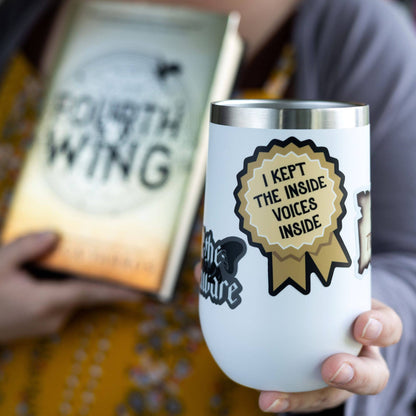 I Kept The Inside Voices Inside Sticker | Fourth Wing