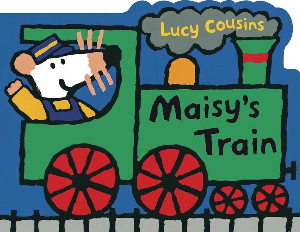 Maisy's Train: A Maisy Shaped Board Book (Train-Shaped Board Book About Maisy the Mouse's Railroad Adventure for Toddlers and Kids Ages 2-5) cover image