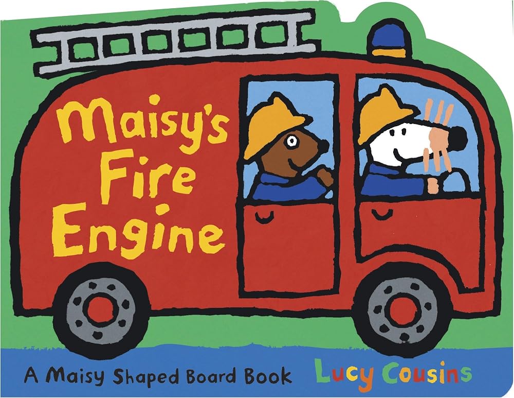 Maisy's Fire Engine: A Maisy Shaped Board Book (Fire Truck-Shaped Board Book About Maisy the Mouse's Firefighting Adventure for Toddlers, Preschoolers, and Kids Ages 2-5) cover image