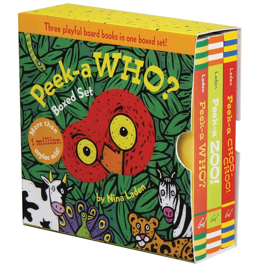 Peek-a Who? Boxed Set: (Children's Animal Books, Board Books for Kids) cover image