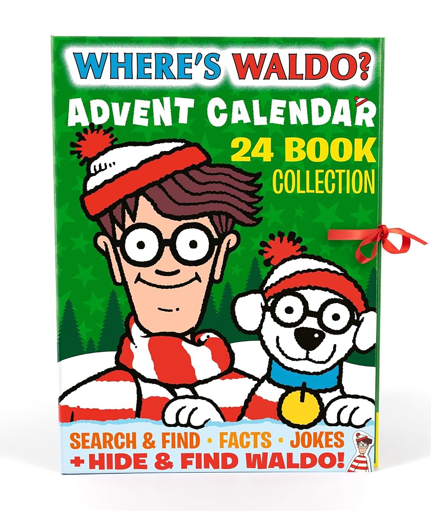Where's Waldo? Advent Calendar 24-Book Collection: (A Christmas Countdown with 24 Minibooks, Holiday Activities, Jokes, and Family Fun for Kids Ages 5-9) cover image