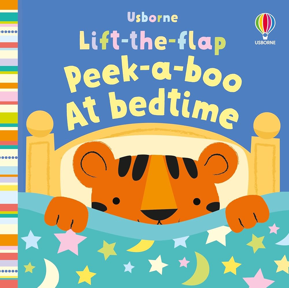 Lift-the-flap Peek-a-boo At Bedtime: A Book with Sleepy Animals Hiding Behind Cozy Things (Baby's Very First Books) cover image