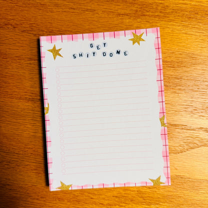 4.25x5.5 Notepad, Get Sh*t Done