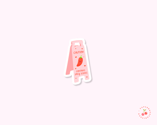 Caution Contains Spicy Scenes - Stickers