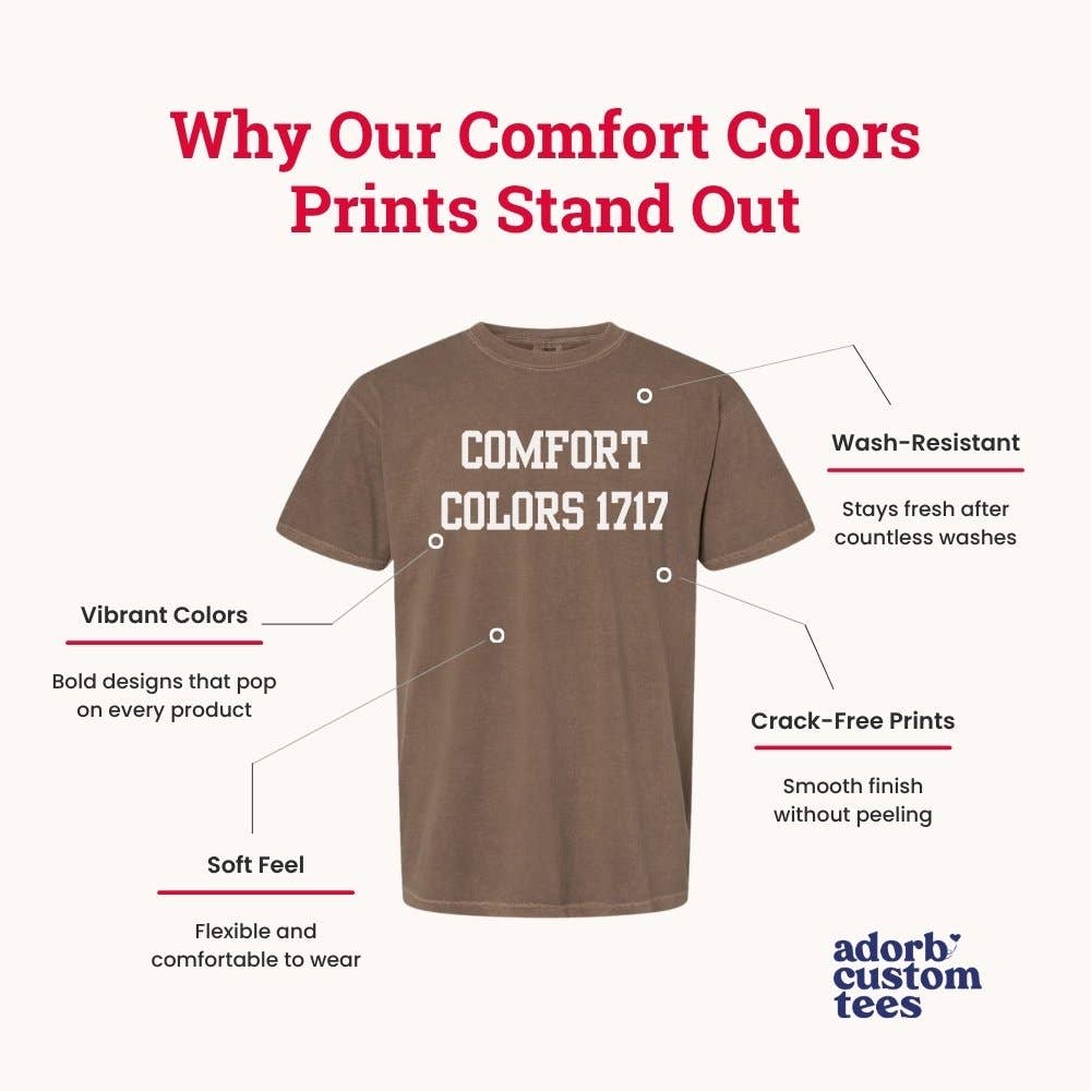 Comfort Colors I'd Rather Be Reading – Trendy Book Lover Tee
