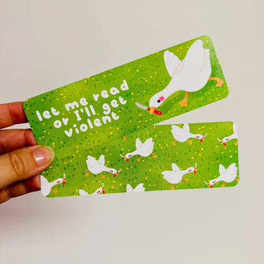 Bookmark Let Me Read Or I'll Get Violent