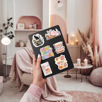 Fall Kindle Girlie Sticker – Bookish, Glossy Vinyl 