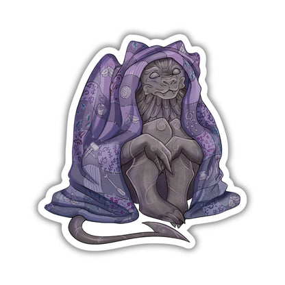 Bartholomew & His Blanket Sticker | Knight and the Moth
