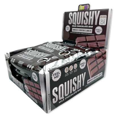 Fun Doh Scented Chocolate Bar Slow Rise Squishy - 12/Display