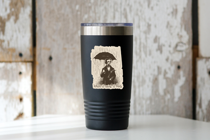 When It Rains It Poes Sticker - poems, edgar allan poe