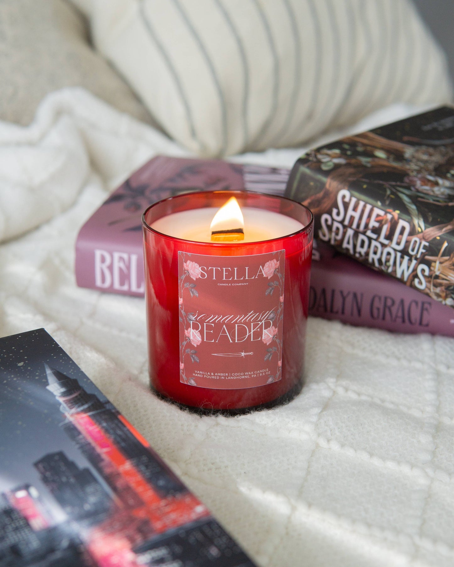 Romantasy Reader Candle