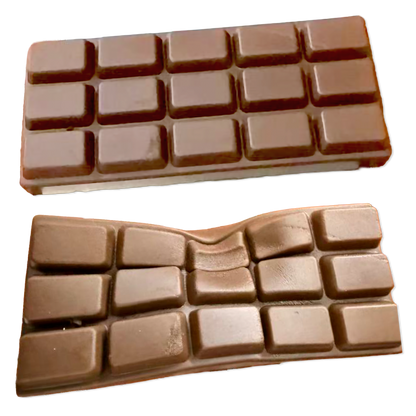 Fun Doh Scented Chocolate Bar Slow Rise Squishy - 12/Display