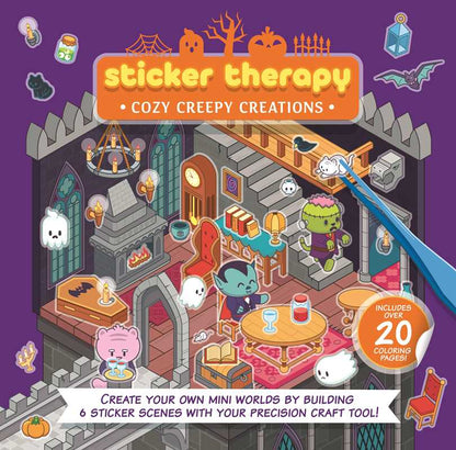 Sticker Therapy: Cozy Creepy Creations by IglooBooks