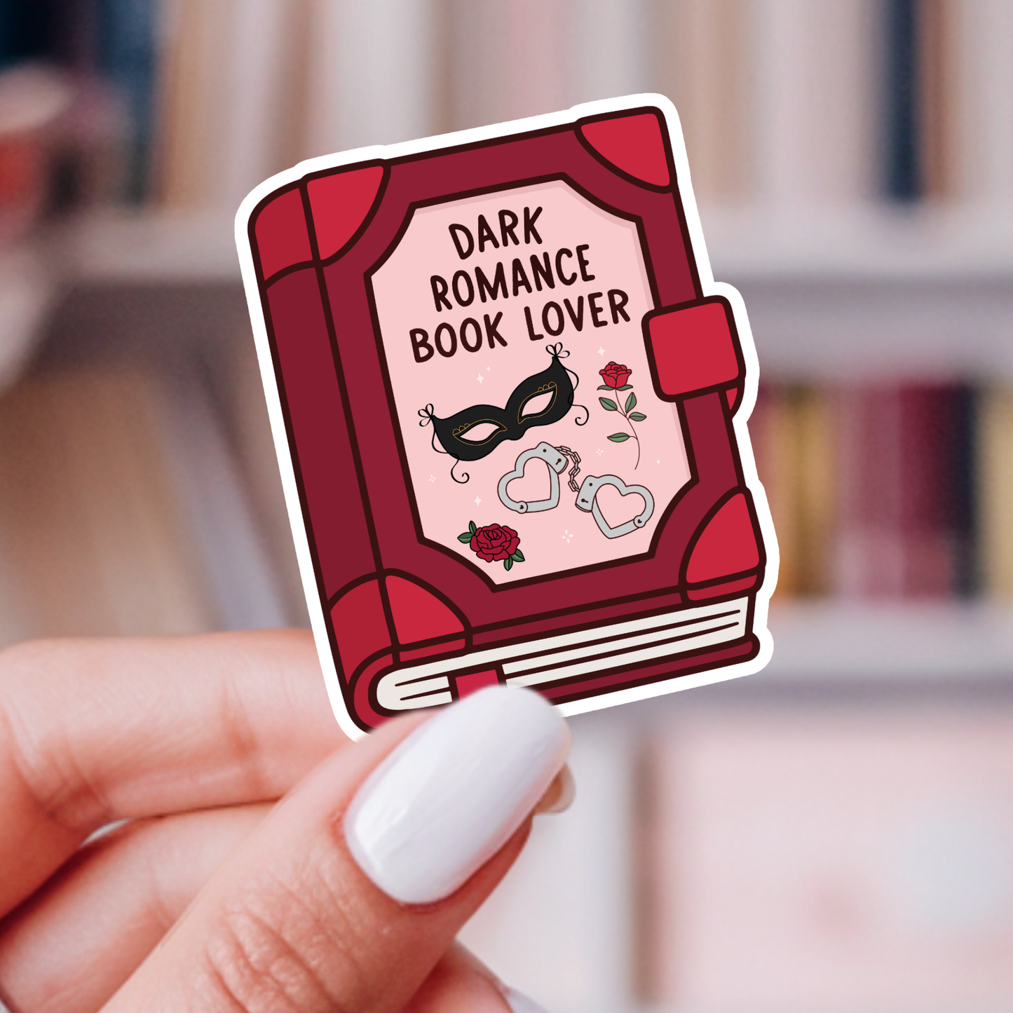 Dark Romance Book Lover Sticker | Bookish Romance
