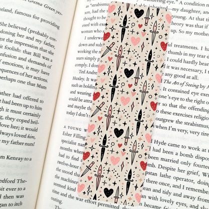 Hearts And Daggers Bookmark | Dark Romance Reader