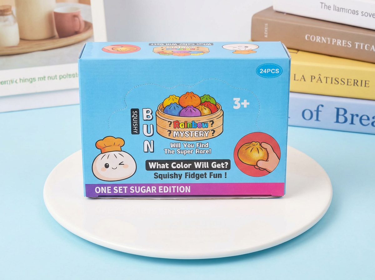 Sparkle Bead Filled Dumpling Shape Fidget Stress Toy