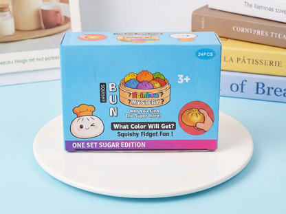 Sparkle Bead Filled Dumpling Shape Fidget Stress Toy