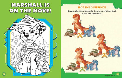 Paw Patrol The Dino Movie: Book and Magnetic Play Set by Editors of Studio Fun International